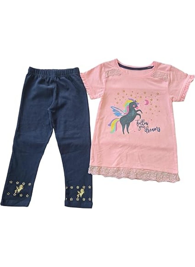 MINIIMODZ MINII MODZ 2 Piece Pant Top Set | Ruffled Shirt Tops & Pants | Toddler Girls Clothes Outfits - Image 1